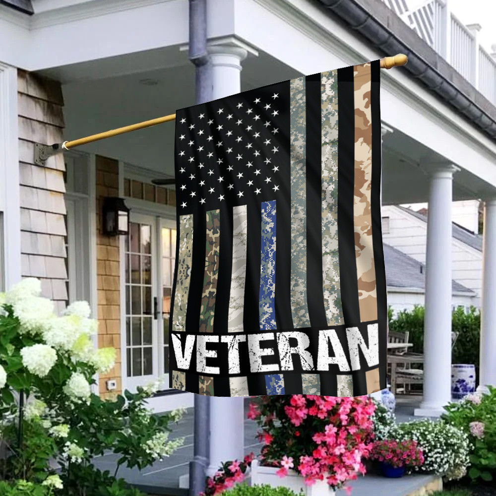 Veteran Flag MultiCam Camouflage Stripes Military Veteran Yard Flag Patriotic Decor Veteran Flag MultiCam Camouflage Stripes Military Veteran Yard Flag Patriotic Decor
