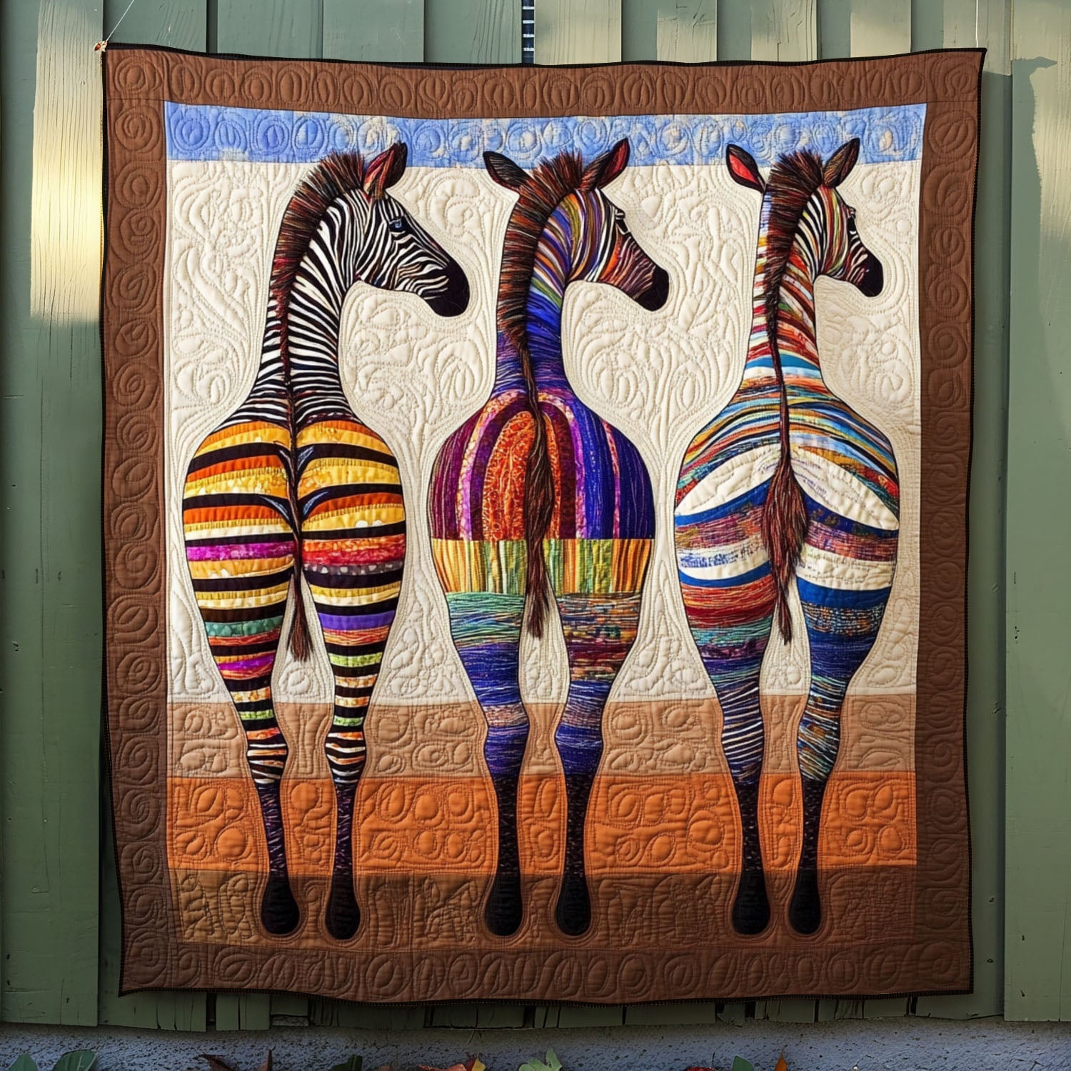 Vibrant Beast Quilted Blanket Nice Throw Blanket African American Gifts For Women Vibrant Beast Quilted Blanket Nice Throw Blanket African American Gifts For Women