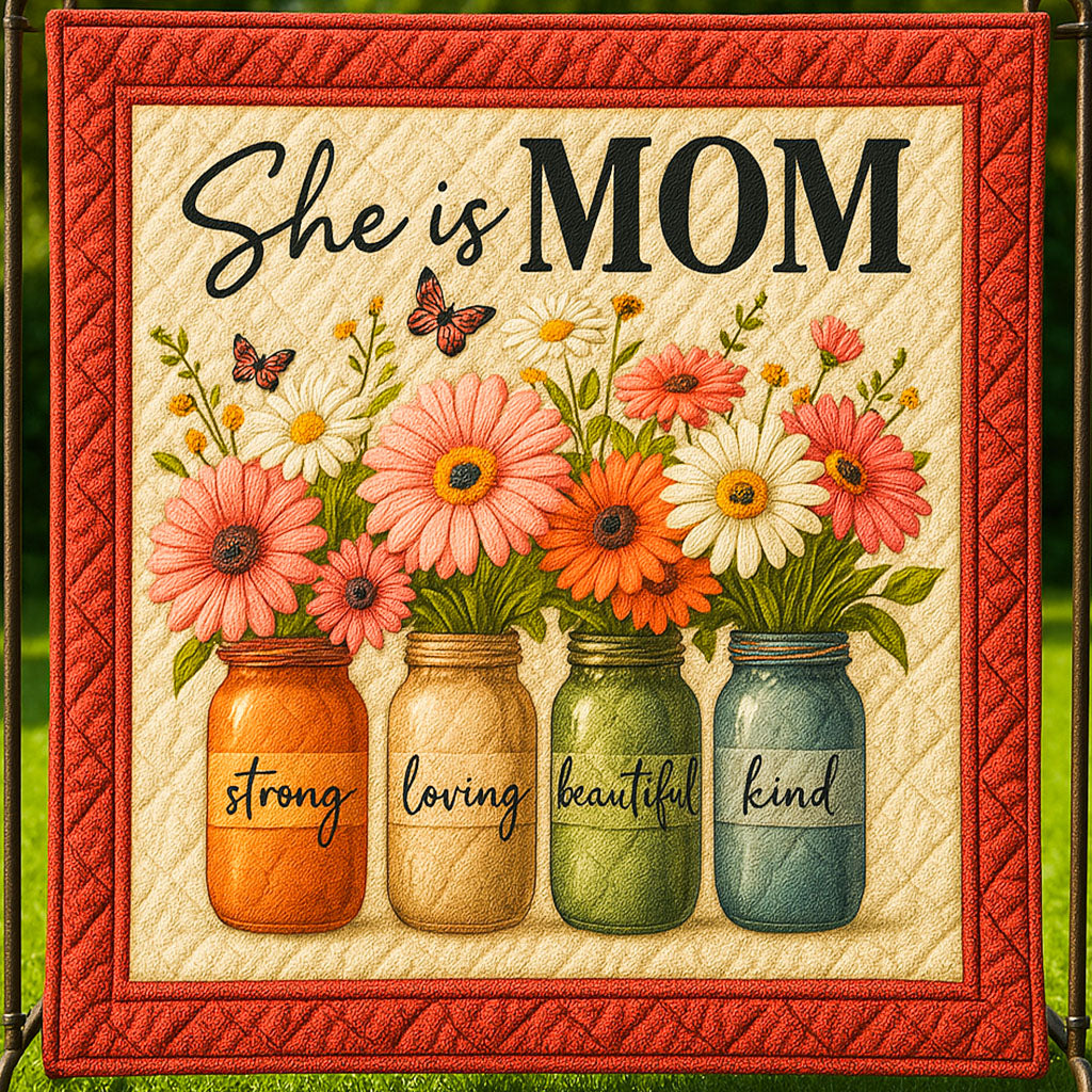 Vibrant Blooms Quilted Blanket Cute Colorful Blanket Christmas Present Ideas For Mom