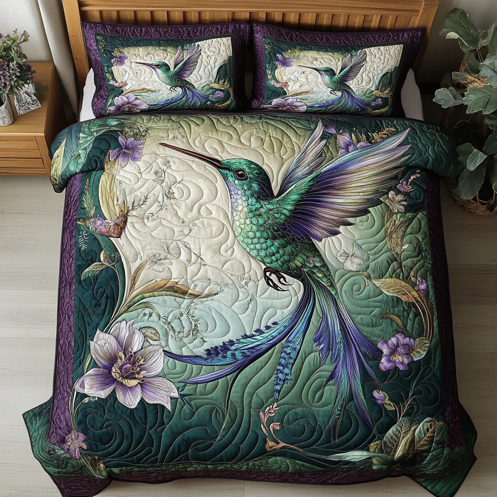 Vibrant Hummingbird Quilted Bedding Set Duvet Cover Merch Hummingbird Gifts For Men Vibrant Hummingbird Quilted Bedding Set Duvet Cover Merch Hummingbird Gifts For Men