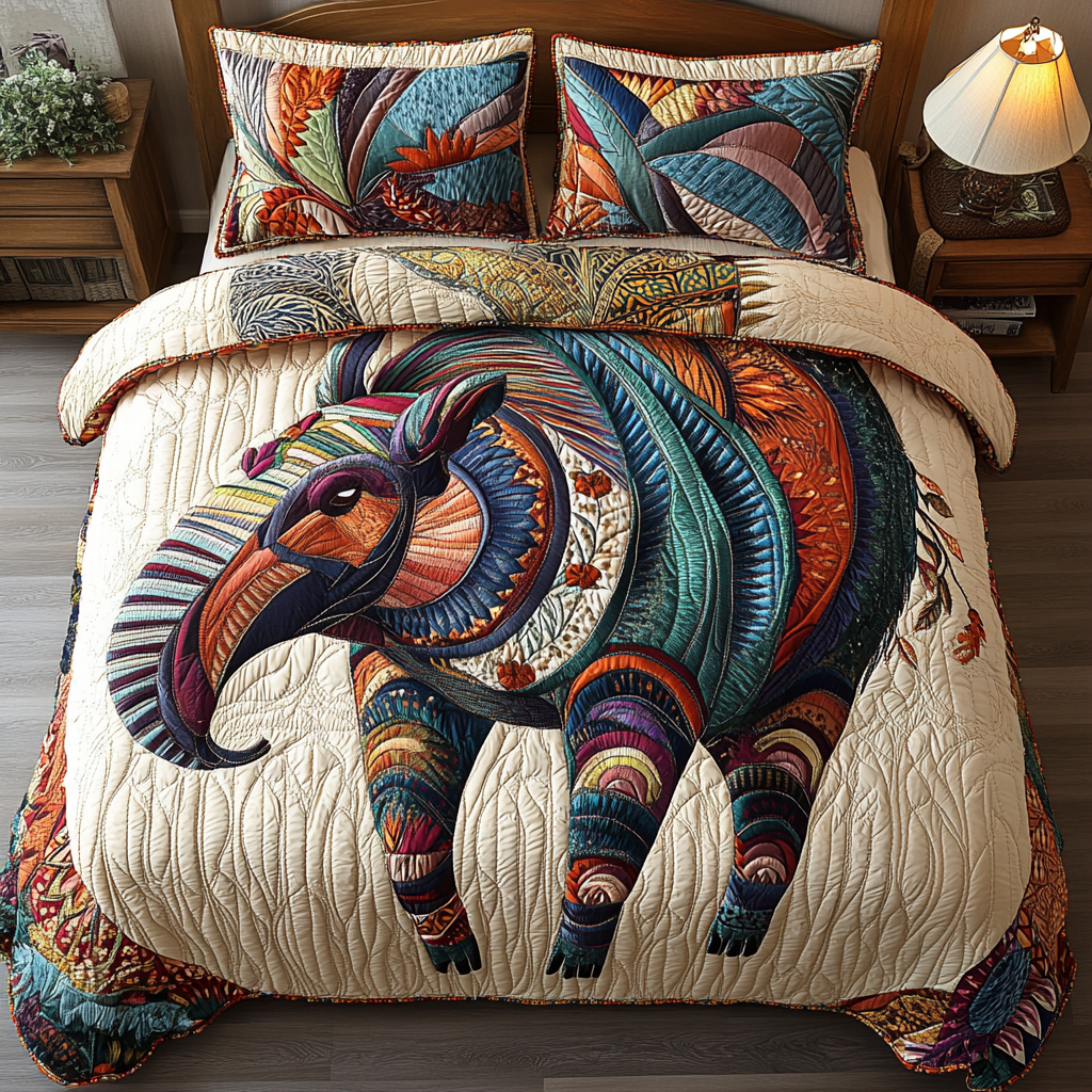 Vibrant Journey Quilted Bedding Set Duvet Cover Bedspread Armadillo Themed Gifts Vibrant Journey Quilted Bedding Set Duvet Cover Bedspread Armadillo Themed Gifts