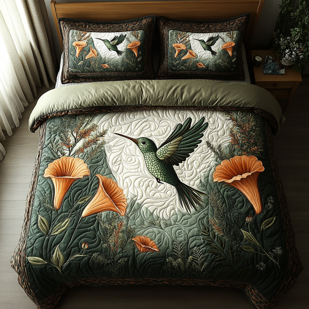 Vintage Flight Quilted Bedding Set Duvet Cover Bedspreads Best Gifts For Hummingbird Lovers Vintage Flight Quilted Bedding Set Duvet Cover Bedspreads Best Gifts For Hummingbird Lovers