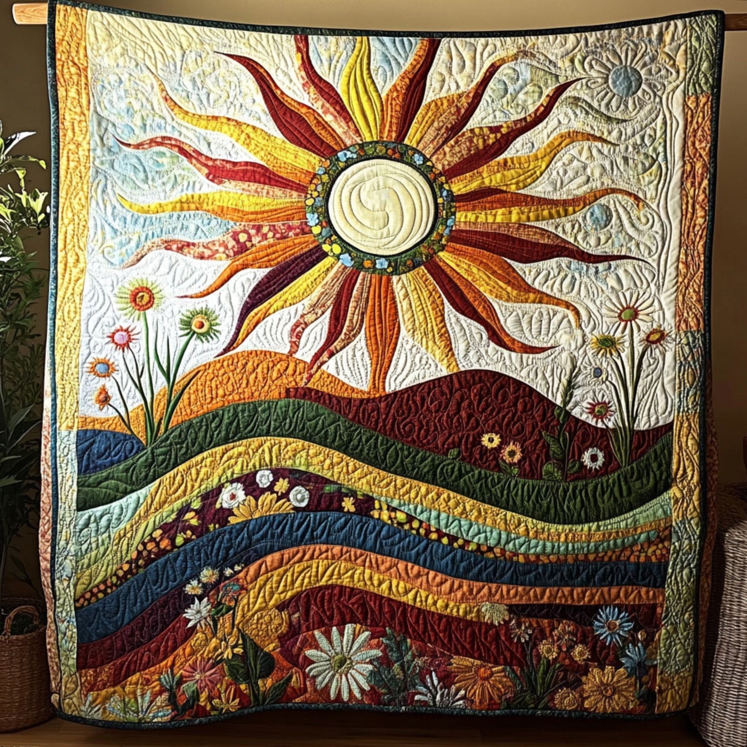 Vivid Harmony Quilted Blanket Cute Colorful Blanket Gifts For The Hippie In Your Life Vivid Harmony Quilted Blanket Cute Colorful Blanket Gifts For The Hippie In Your Life