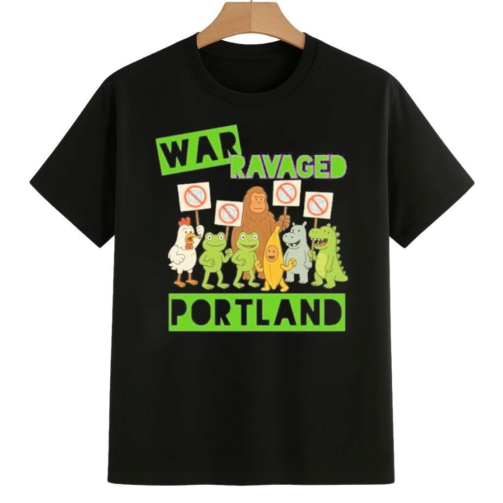 War Ravaged Portland Shirt Anti Fascism Frog Merch War Ravaged Portland Shirt Anti Fascism Frog Merch