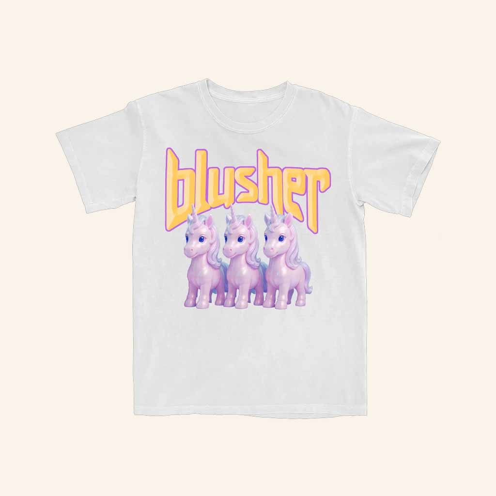 Warner Music Australia Merch Blusher Unicorn T-Shirt Birthday Gift Ideas For Wife