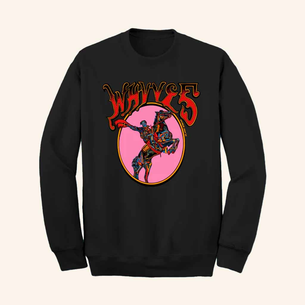 Wavves Merch Cowboy Black Sweatshirt Christmas Present Ideas For Men Wavves Merch Cowboy Black Sweatshirt Christmas Present Ideas For Men