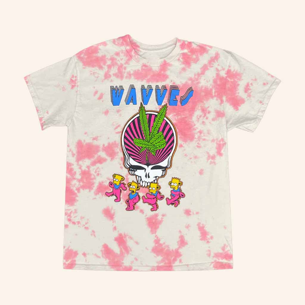 Wavves Merch Deadhead Bart Simpson Tie Dye T-Shirt Gifts For Sister Wavves Merch Deadhead Bart Simpson Tie Dye T-Shirt Gifts For Sister