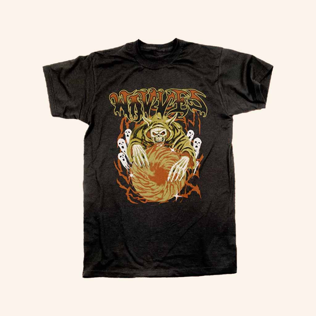 Wavves Merch Horned Skull T-Shirt Halloween Gifts Ideas For Husband Wavves Merch Horned Skull T-Shirt Halloween Gifts Ideas For Husband