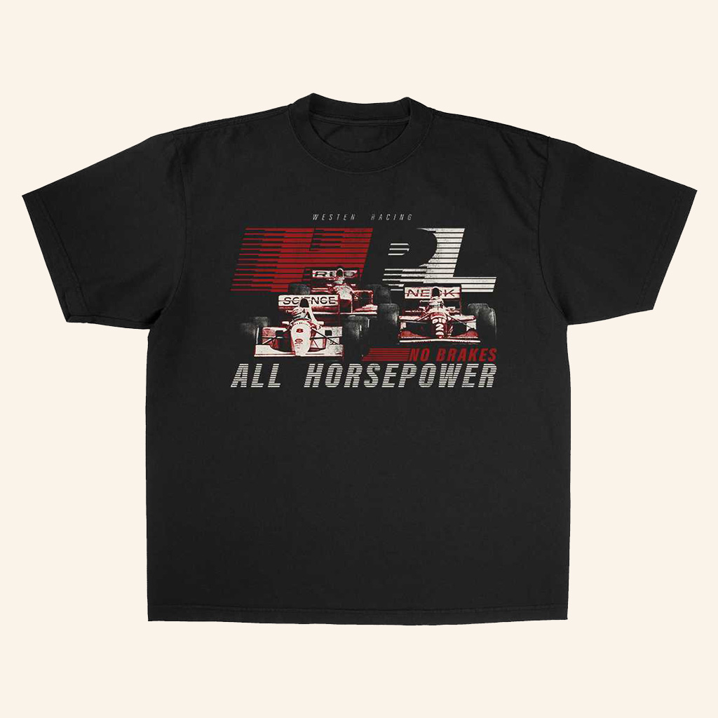 Westen Champlin Merch HPL F1 Western RAcing T-Shirt Birthday Ideas For Husband