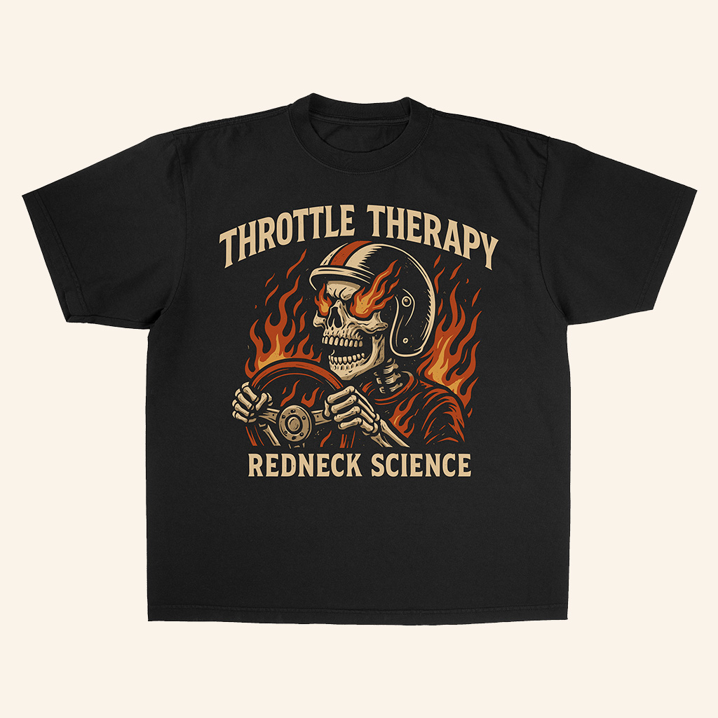 Westen Champlin Merch Skull Throttle Therapy T-Shirt Present Ideas For Him Westen Champlin Merch Skull Throttle Therapy T-Shirt Present Ideas For Him
