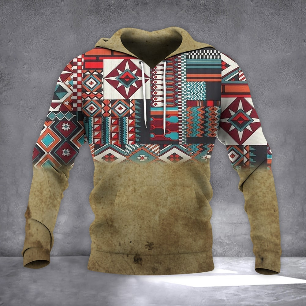 Western Aztec Pattern Hoodie Pride Native Hoodie Gift Ideas For Boyfriend Western Aztec Pattern Hoodie Pride Native Hoodie Gift Ideas For Boyfriend