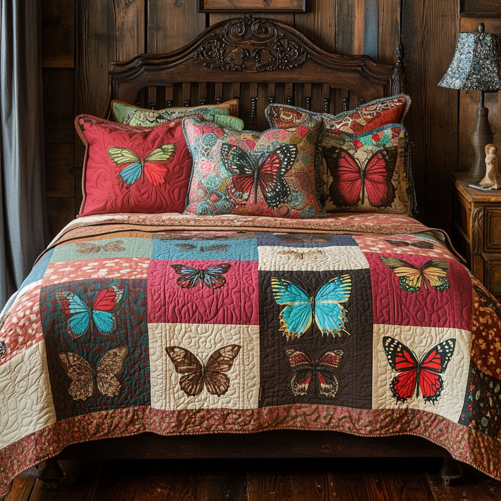 Western Flight Quilted Bedding Set Duvet Cover Bedspread Birthday Gifts With Butterflies Western Flight Quilted Bedding Set Duvet Cover Bedspread Birthday Gifts With Butterflies