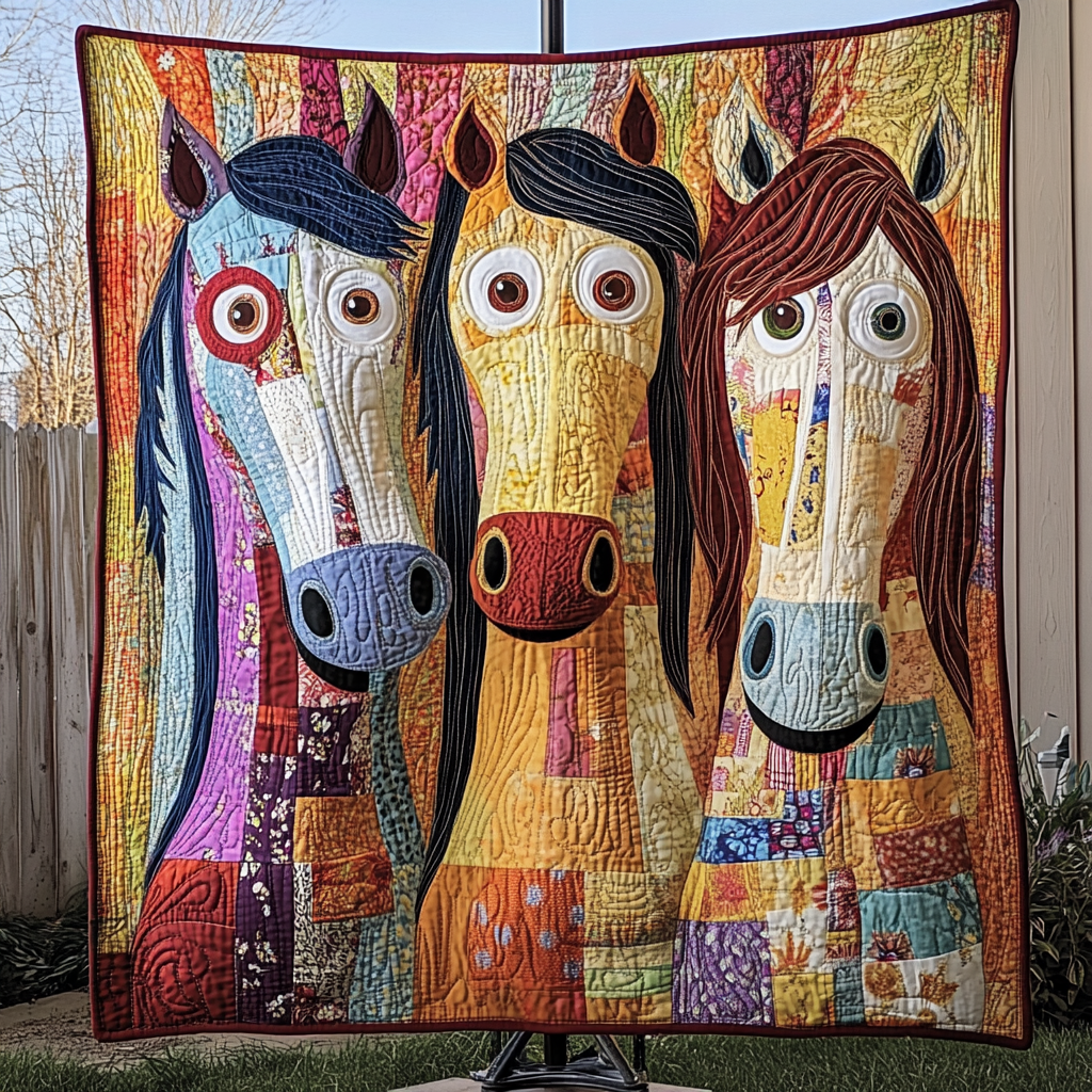 Whimsy Farm Quilted Blanket Sofa Throw Blanket Farm Cow Novelty Gifts