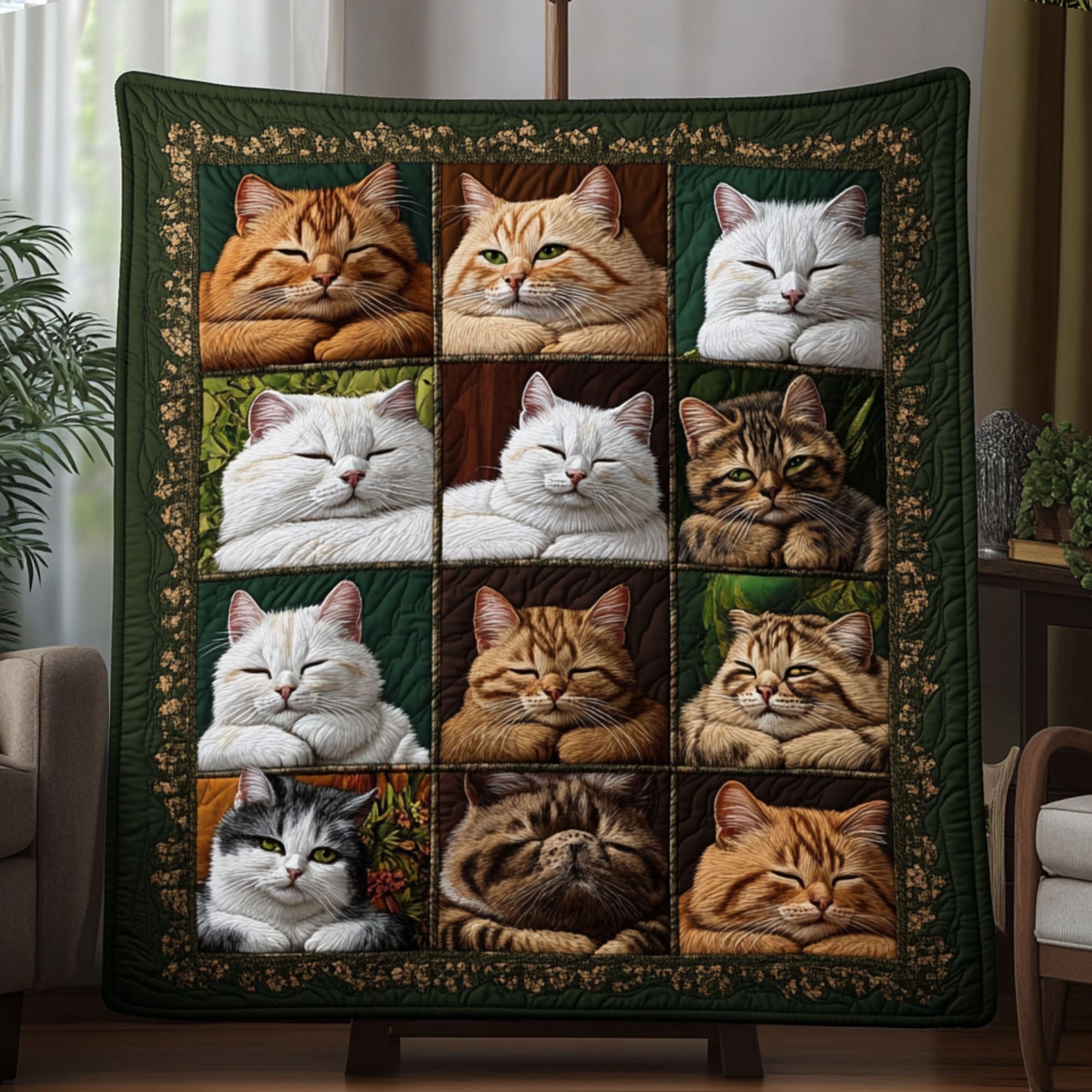 Whisker Way Quilted Blanket Nice Throw Blanket Gifts For Cat Parents Whisker Way Quilted Blanket Nice Throw Blanket Gifts For Cat Parents