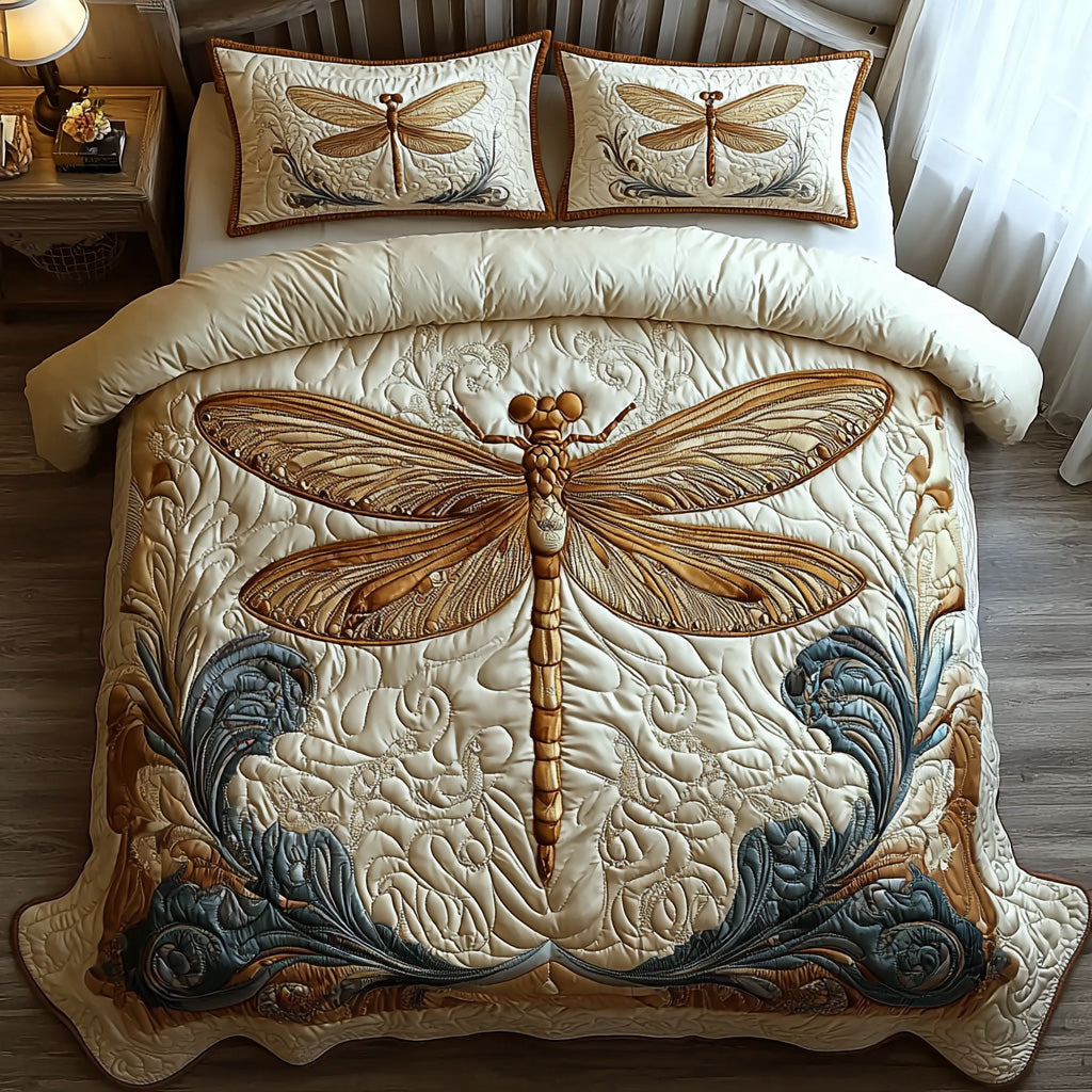 Whispering Dragonfly Quilted Bedding Set Duvet Cover Bed Sheet Set Gift For Someone Who Loves Dragonflies Whispering Dragonfly Quilted Bedding Set Duvet Cover Bed Sheet Set Gift For Someone Who Loves Dragonflies
