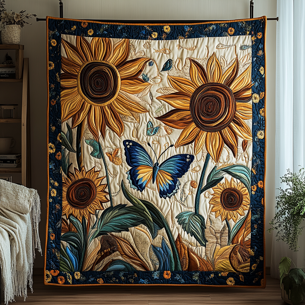 Whispering Wings Quilted Blanket Cute Colorful Blanket Butterfly Presents Christmas Whispering Wings Quilted Blanket Cute Colorful Blanket Butterfly Presents Christmas