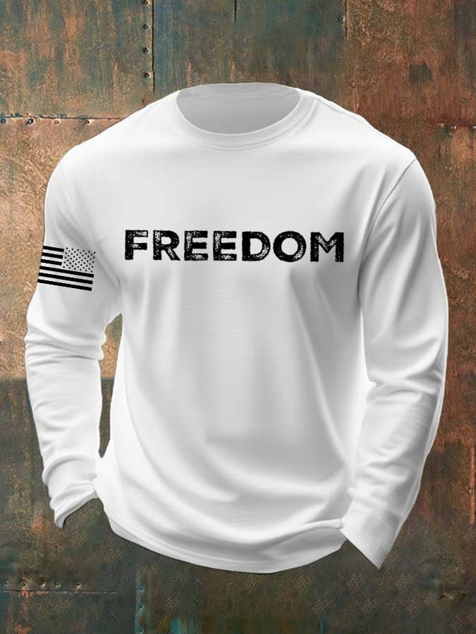 White Freedom Shirt Charlie Kirk Long Sleeve Shirt Freedom Charlie Shirt Gifts For Husband White Freedom Shirt Charlie Kirk Long Sleeve Shirt Freedom Charlie Shirt Gifts For Husband
