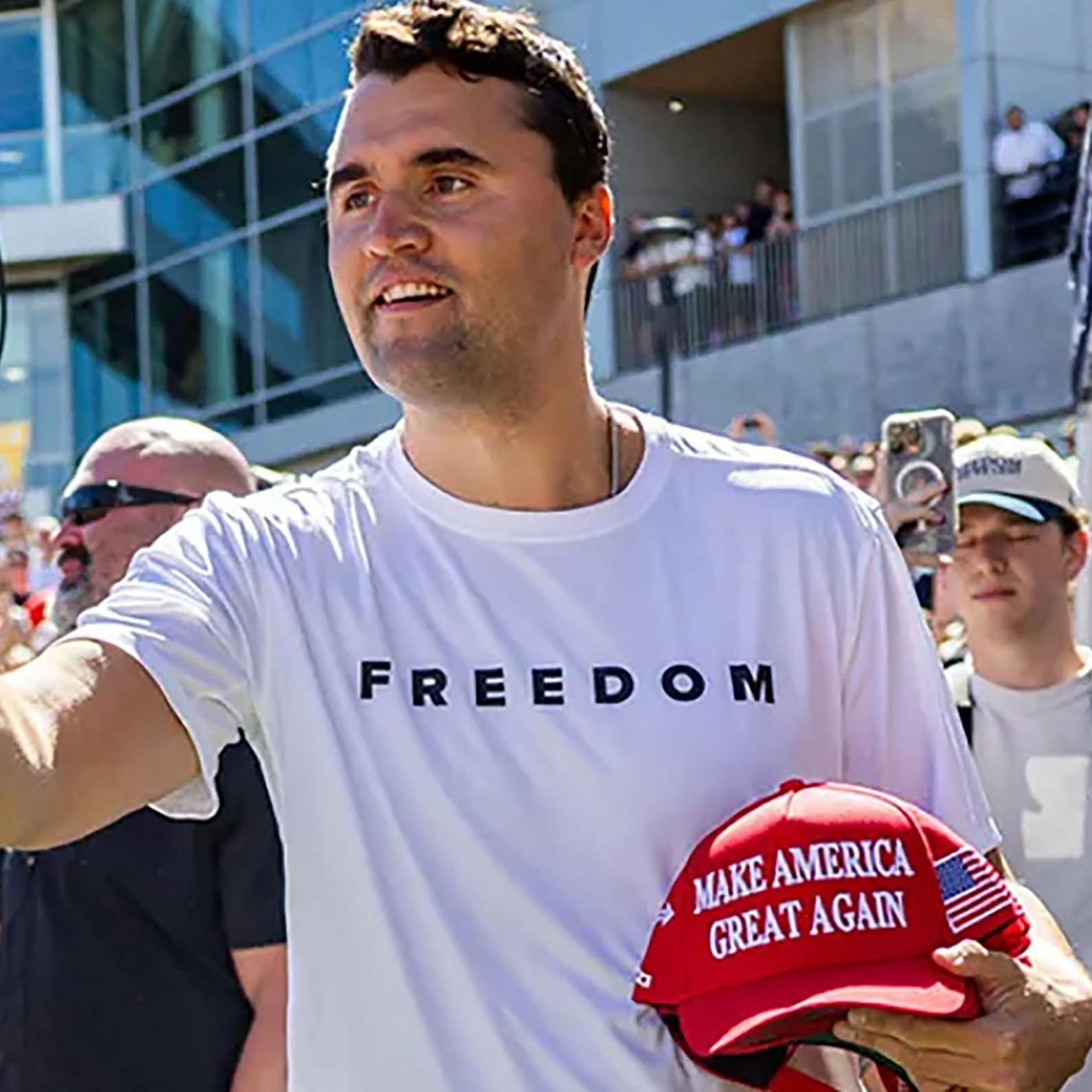 White Freedom Shirt Charlie Kirk T-Shirt Charlie Kirk Apparel Patriot Apparel White Freedom Shirt Charlie Kirk T-Shirt Charlie Kirk Apparel Patriot Apparel