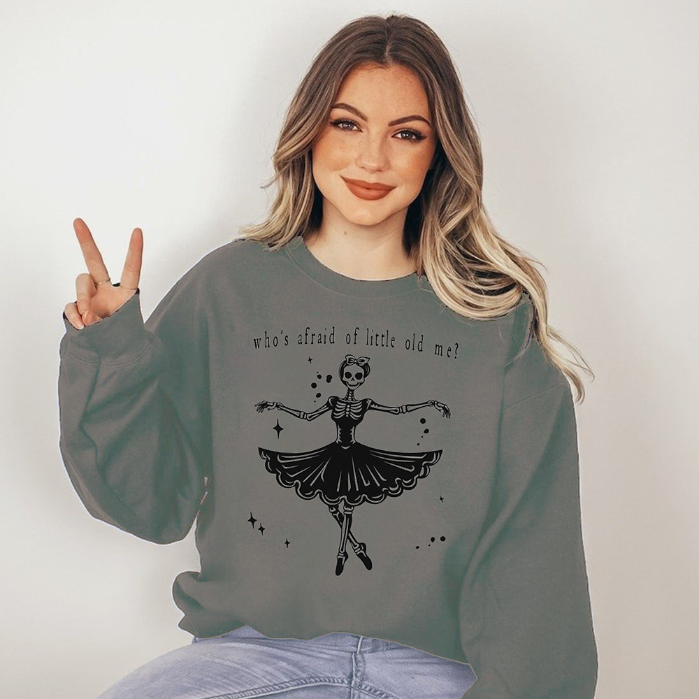 Who's Afraid Of Little Old Me Sweatshirt TTPD Merch Taylor Sweatshirt Swifties Gift Ideas Who's Afraid Of Little Old Me Sweatshirt TTPD Merch Taylor Sweatshirt Swifties Gift Ideas