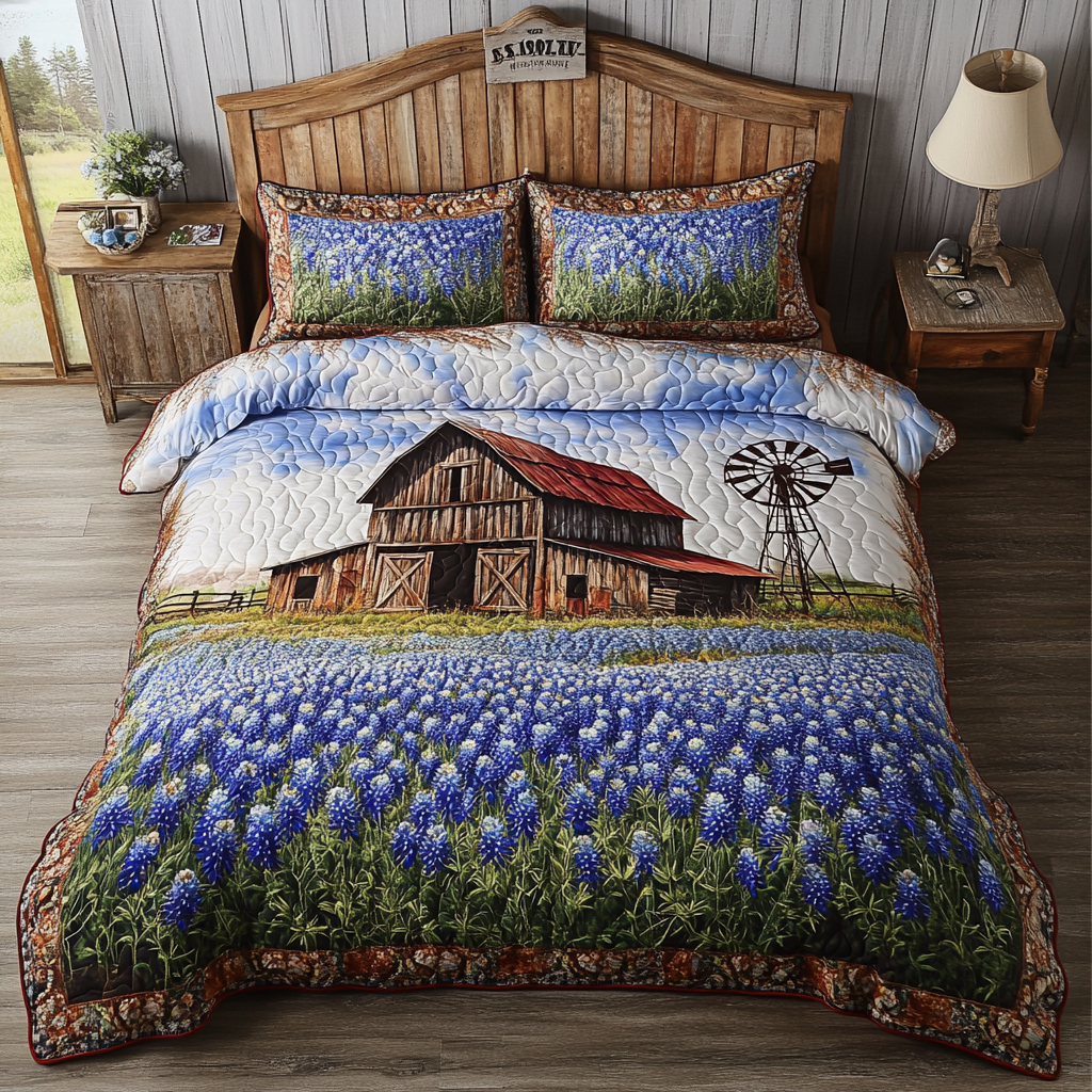 Wild Bloom Quilted Bedding Set Duvet Cover Bed Sheet Set Texas Gifts For Out Of Towners Wild Bloom Quilted Bedding Set Duvet Cover Bed Sheet Set Texas Gifts For Out Of Towners