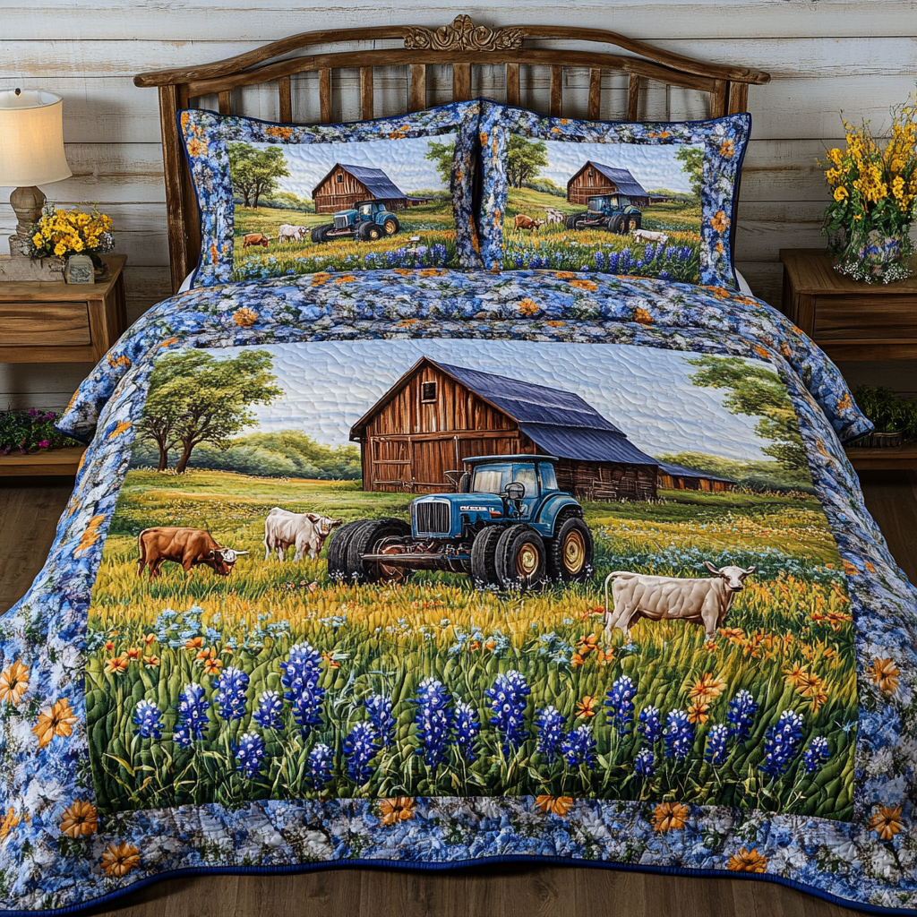Wild Bluebonnet Quilted Bedding Set Duvet Cover Bedspread Texas Gifts For Out Of Towners Wild Bluebonnet Quilted Bedding Set Duvet Cover Bedspread Texas Gifts For Out Of Towners