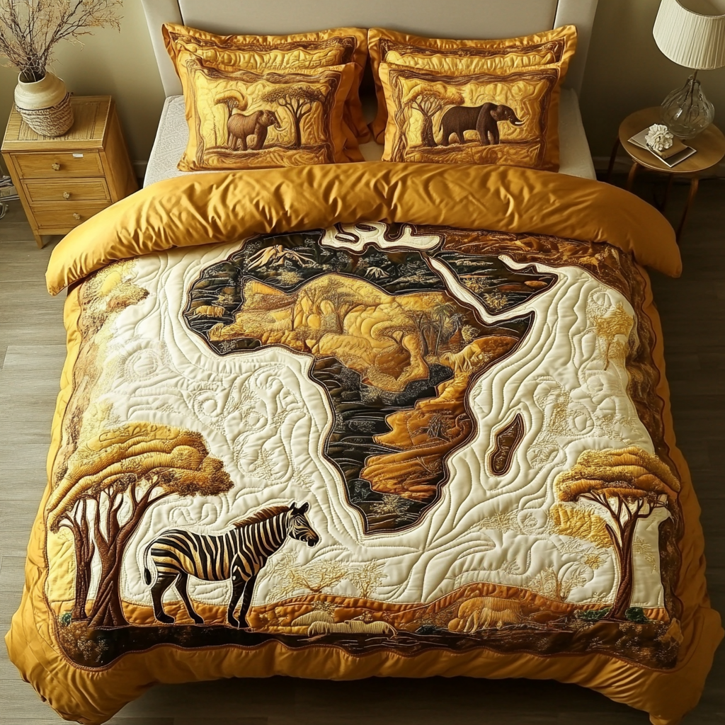 Wild Haven Quilted Bedding Set Duvet Cover Merch Black History Month Gifts Wild Haven Quilted Bedding Set Duvet Cover Merch Black History Month Gifts