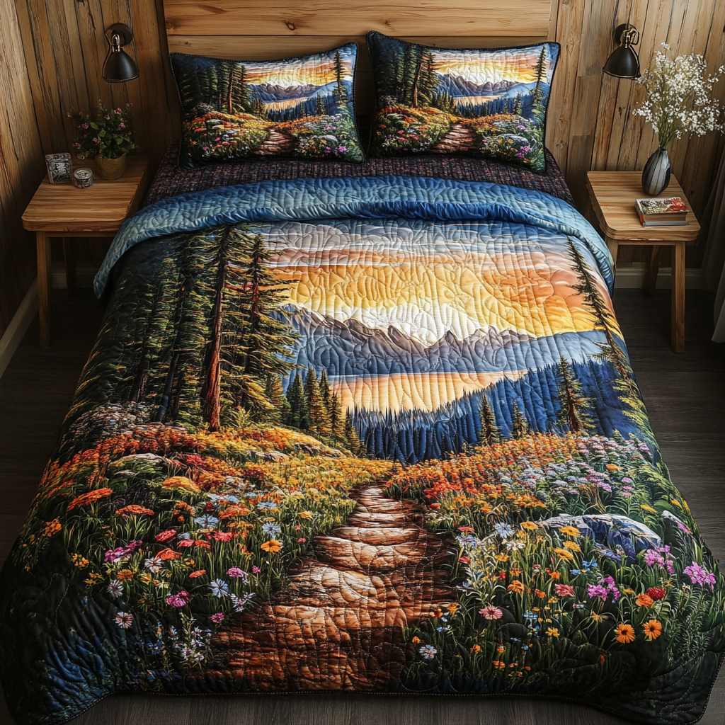 Wild Horizon Quilted Bedding Set Duvet Cover Bed Sheet Set Forest Gift Shop Wild Horizon Quilted Bedding Set Duvet Cover Bed Sheet Set Forest Gift Shop