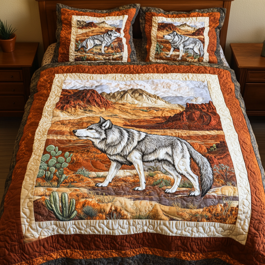 Wild Howl Quilted Bedding Set Duvet Cover Bedspread Wolf Gifts For Him Her Wild Howl Quilted Bedding Set Duvet Cover Bedspread Wolf Gifts For Him Her
