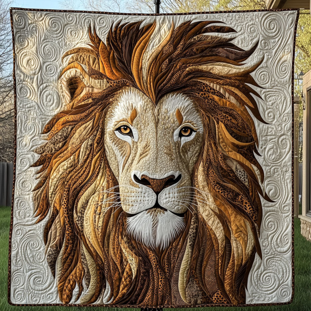 Wild Majesty Quilted Blanket Cute Colorful Blanket Christmas Lion Lover Gifts Wild Majesty Quilted Blanket Cute Colorful Blanket Christmas Lion Lover Gifts