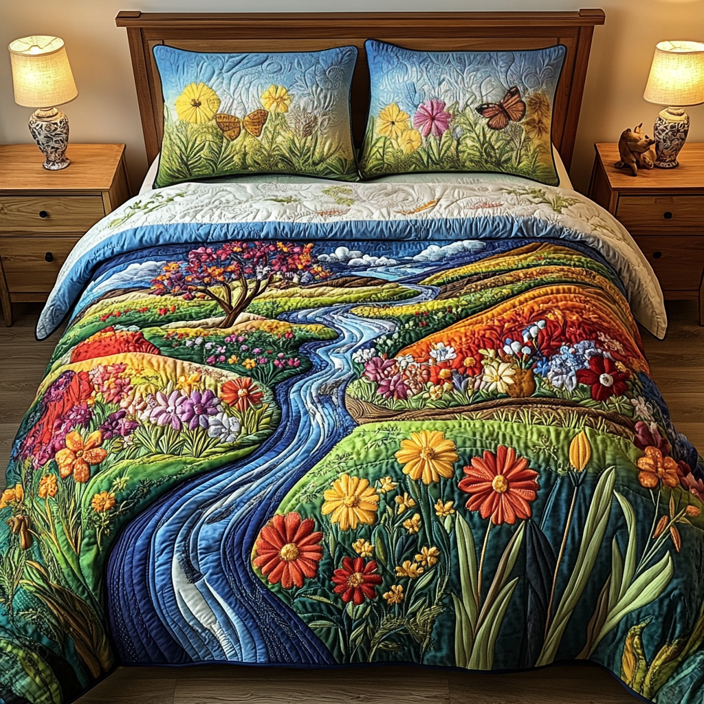 Wild Roots Quilted Bedding Set Duvet Cover Bed Sheet Set Christmas Ideas For Mom Wild Roots Quilted Bedding Set Duvet Cover Bed Sheet Set Christmas Ideas For Mom