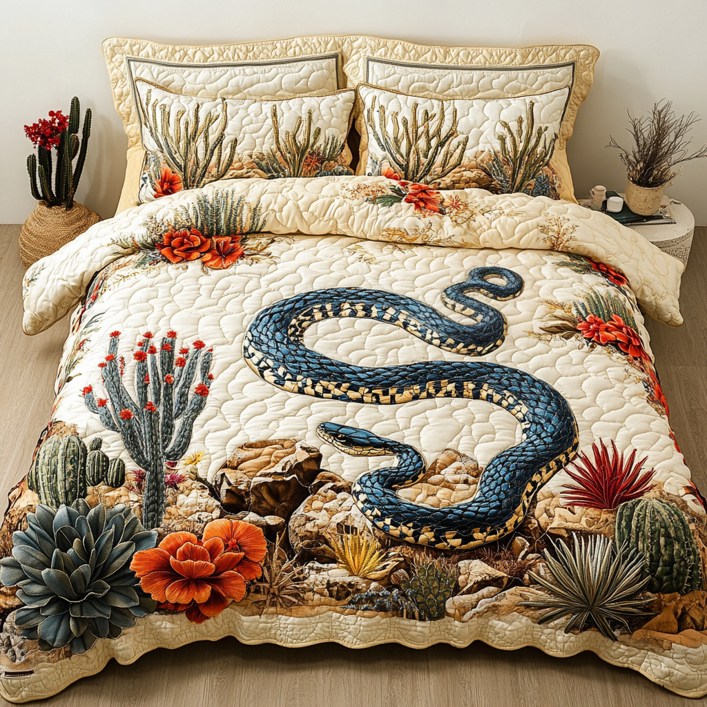 Wild Snake Quilted Bedding Set Duvet Cover Bedspread Christmas Presents For My Brother Wild Snake Quilted Bedding Set Duvet Cover Bedspread Christmas Presents For My Brother