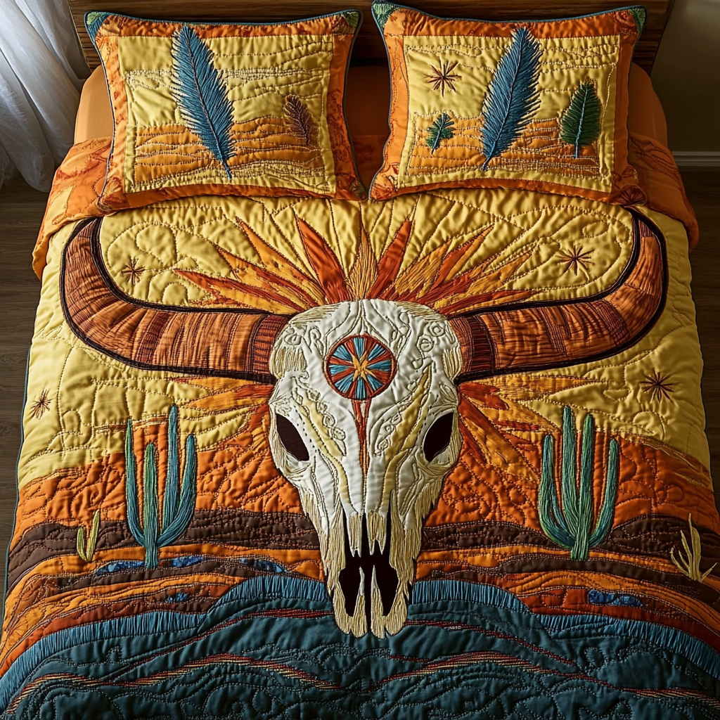 Wild West Charm Quilted Bedding Set Duvet Cover Bedspread Texas Gifts For Her Wild West Charm Quilted Bedding Set Duvet Cover Bedspread Texas Gifts For Her