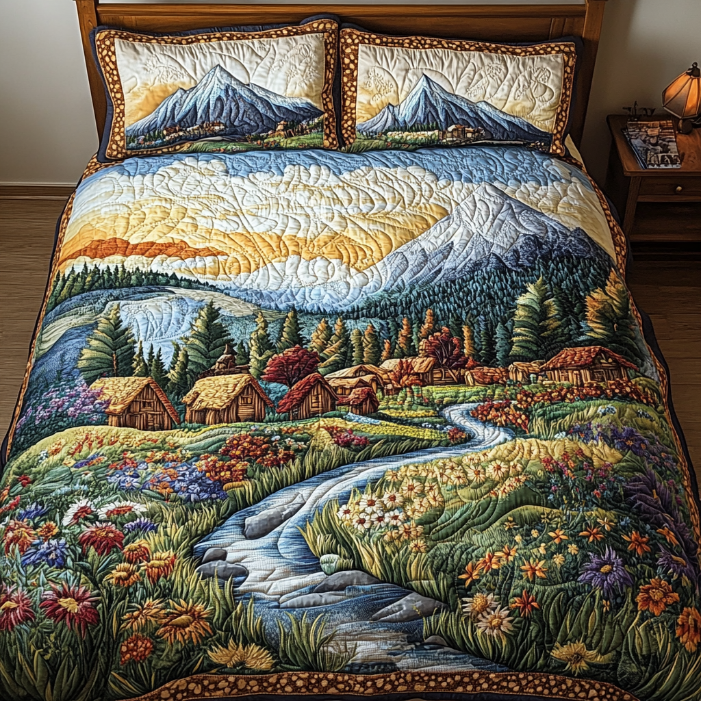 Wilderness Camp Quilted Bedding Set Duvet Cover Merch Horsey Gifts For Friends Wilderness Camp Quilted Bedding Set Duvet Cover Merch Horsey Gifts For Friends
