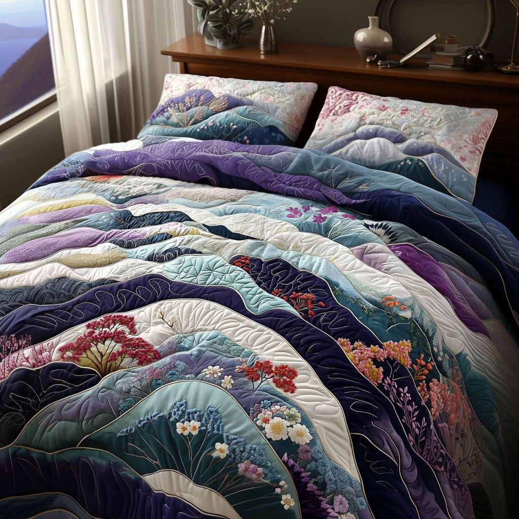 Winds of Kyoto Quilted Bedding Set Duvet Cover Bed Sheet Set Fuji Mountain Japanese Gifts Winds of Kyoto Quilted Bedding Set Duvet Cover Bed Sheet Set Fuji Mountain Japanese Gifts