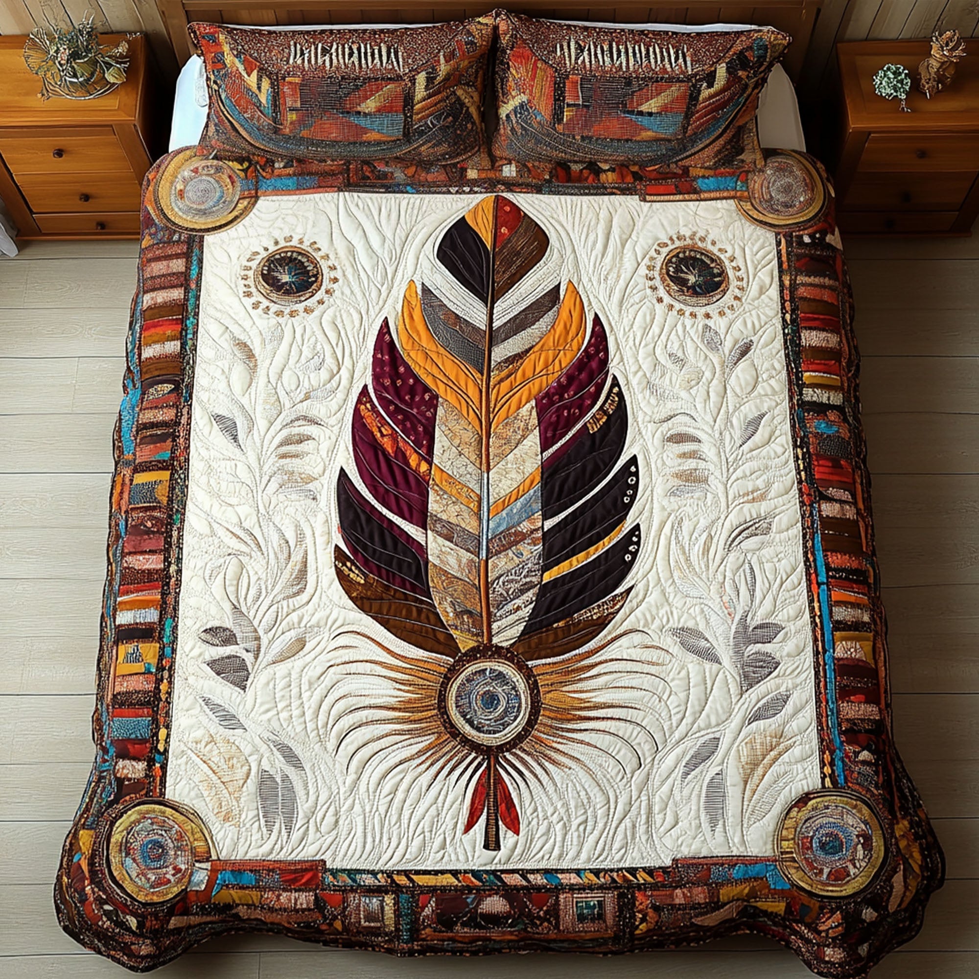 Winds of Protection Quilted Bedding Set Duvet Cover Merch Native American Mom Gift ideas Winds of Protection Quilted Bedding Set Duvet Cover Merch Native American Mom Gift ideas