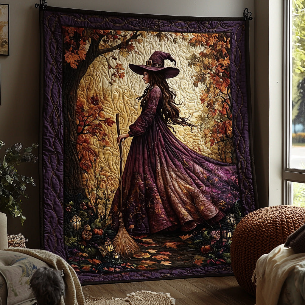 Witching Hour Quilted Blanket Nice Throw Blanket Halloween Birthday Gifts Witching Hour Quilted Blanket Nice Throw Blanket Halloween Birthday Gifts