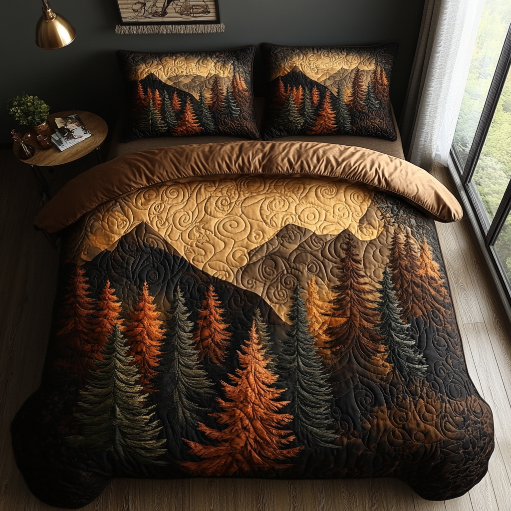 Woodland Firefall Quilted Bedding Set Duvet Cover Bedspread Fun Fall Gift Ideas Woodland Firefall Quilted Bedding Set Duvet Cover Bedspread Fun Fall Gift Ideas