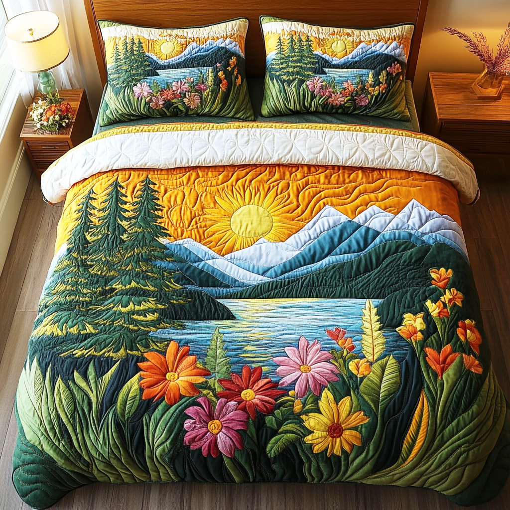 Woodland Quilted Bedding Set Duvet Cover Bedspread Sasquatch Gifts For Adults Woodland Quilted Bedding Set Duvet Cover Bedspread Sasquatch Gifts For Adults