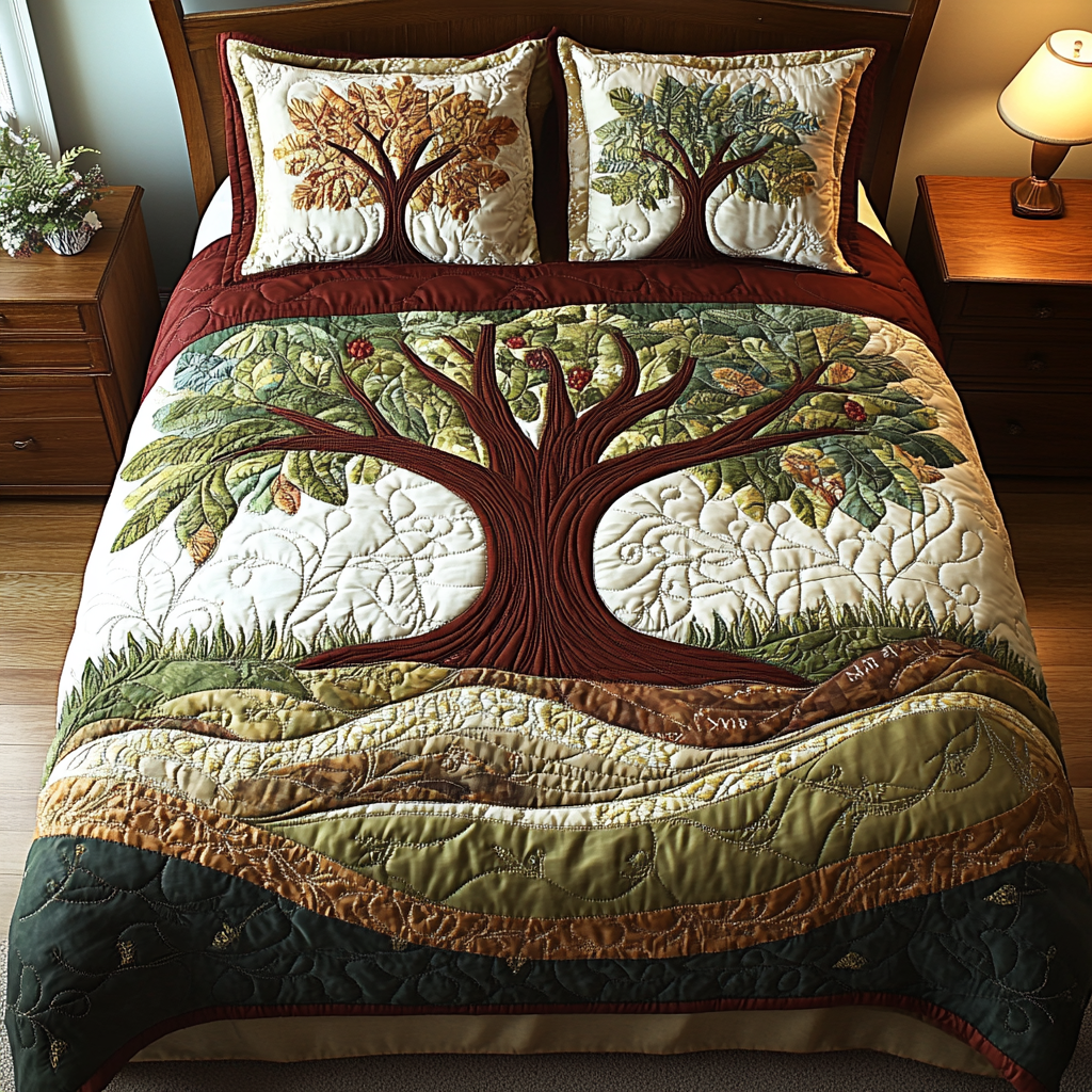 Woodland Whisper Quilted Bedding Set Duvet Cover Bed Sheet Set Cute Secret Santa Gifts Woodland Whisper Quilted Bedding Set Duvet Cover Bed Sheet Set Cute Secret Santa Gifts