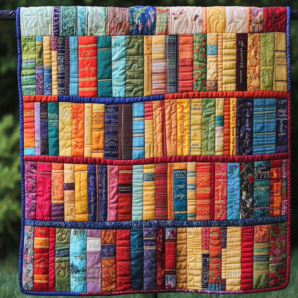 Woven Whimsy Quilted Blanket Cute Colorful Blanket Gifts For Book Lovers Nerd Woven Whimsy Quilted Blanket Cute Colorful Blanket Gifts For Book Lovers Nerd