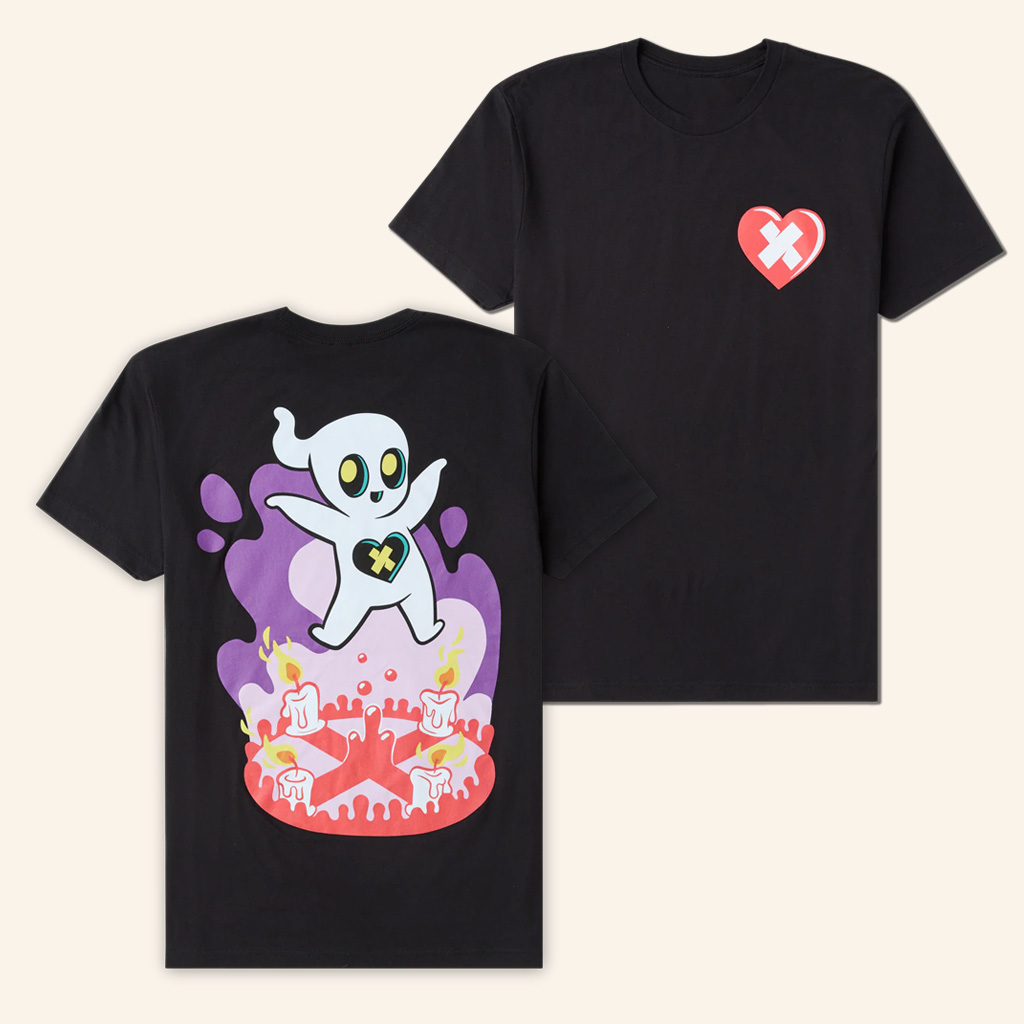 XPLR Merch Baby Ghost Black T-Shirt Halloween Gift For Boyfriend XPLR Merch Baby Ghost Black T-Shirt Halloween Gift For Boyfriend