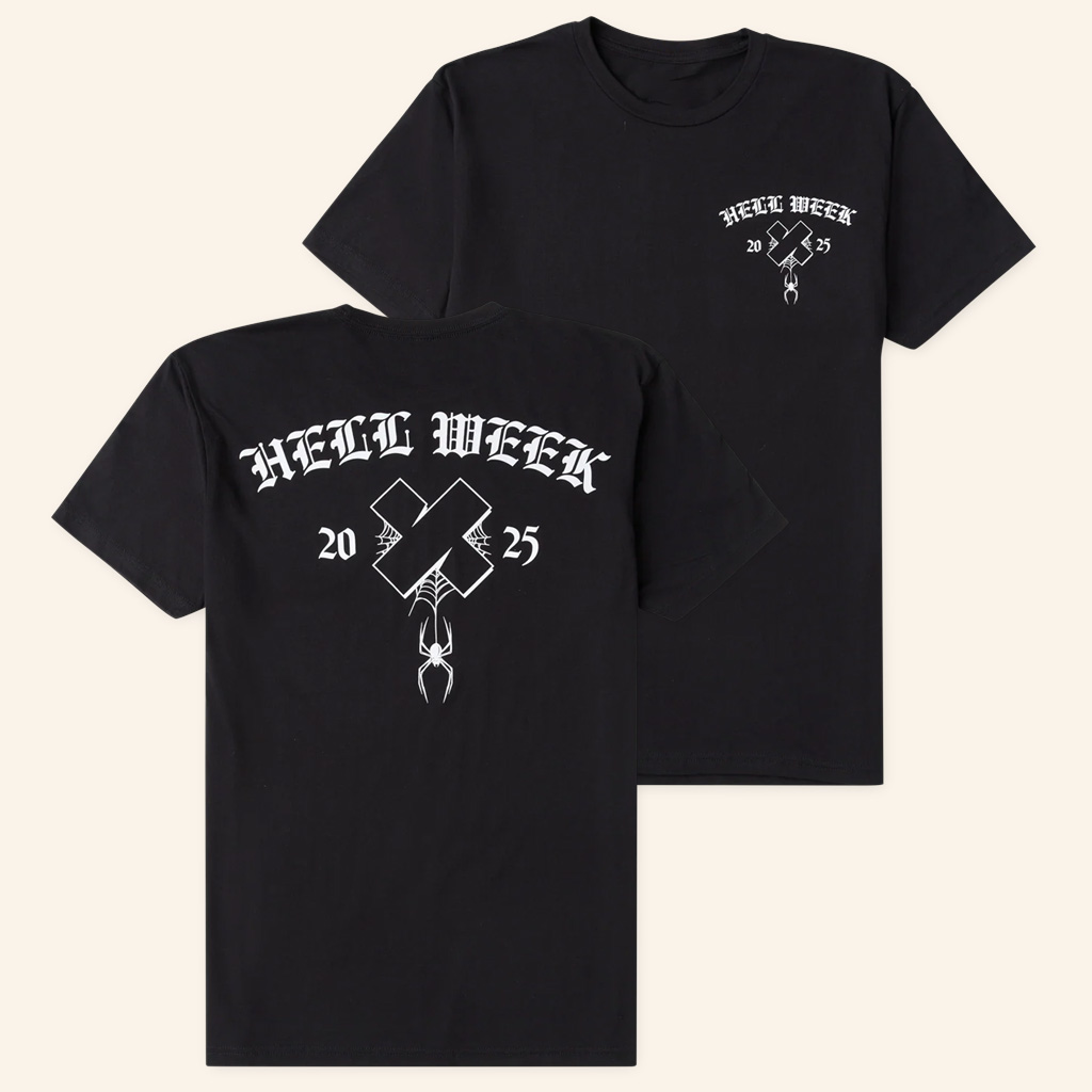 XPLR Merch Hell Week 2025 Black T-Shirt Best Halloween Present For Husband XPLR Merch Hell Week 2025 Black T-Shirt Best Halloween Present For Husband