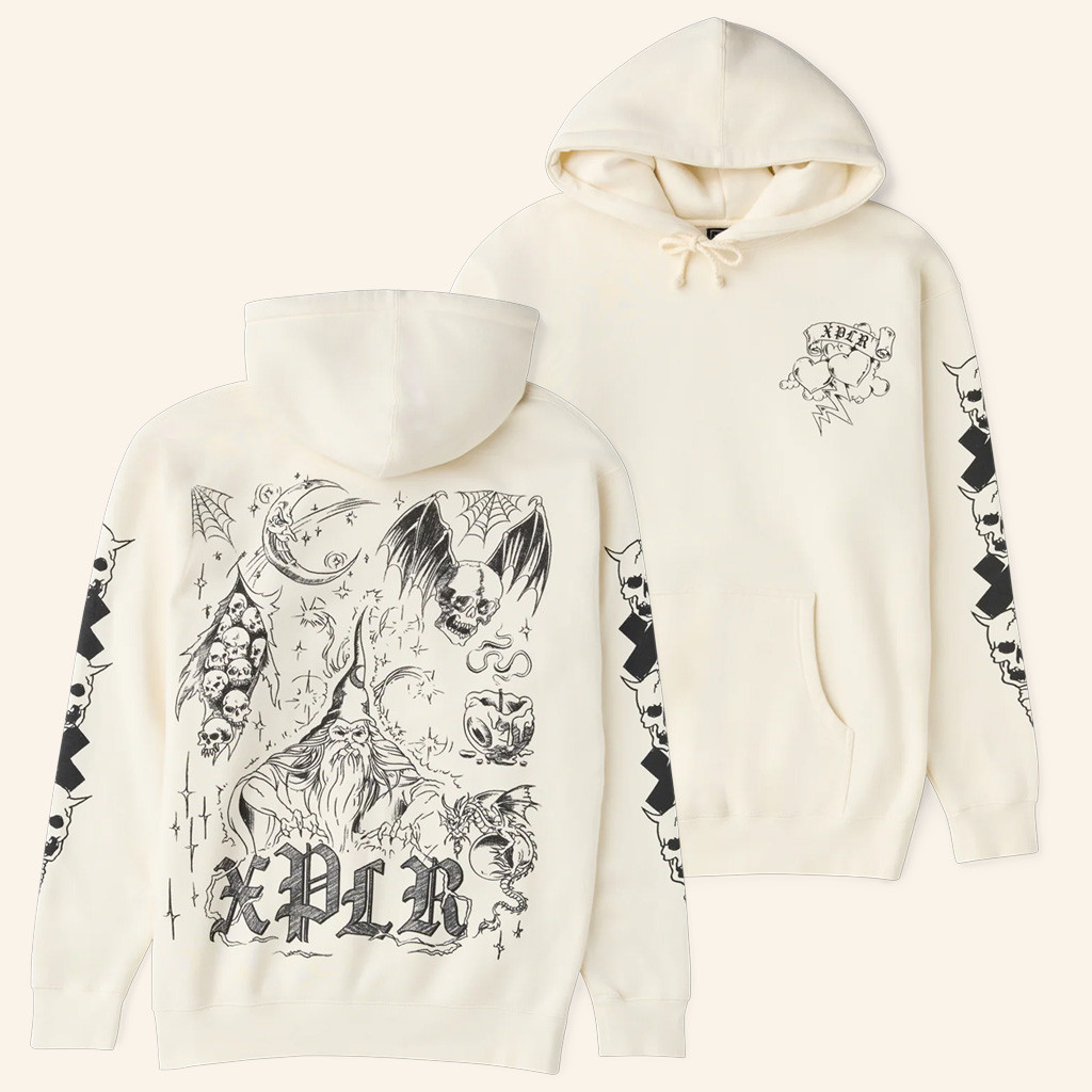 XPLR Merch Inked Hoodie Spooky Season Clothes Halloween Gift For Her XPLR Merch Inked Hoodie Spooky Season Clothes Halloween Gift For Her