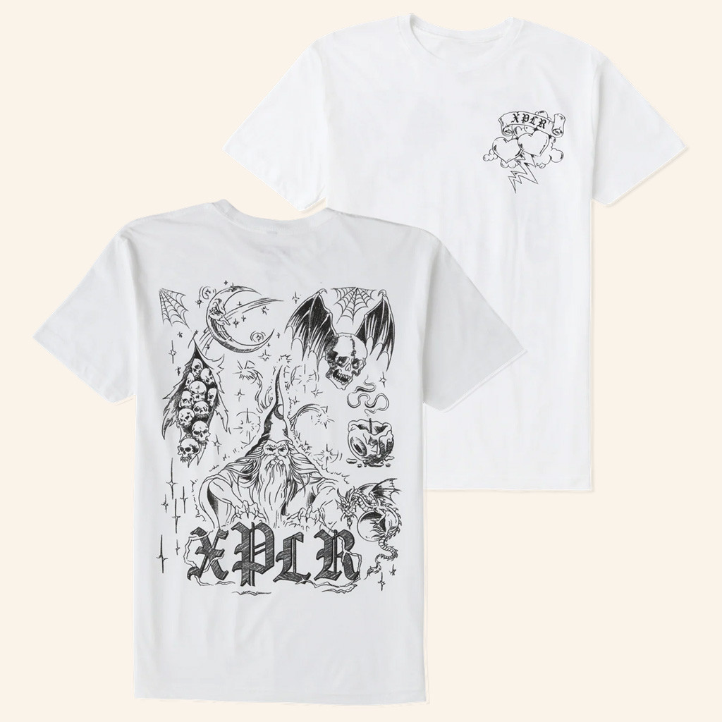 XPLR Merch Inked White T-Shirt Halloween Clothing Gift For Brother XPLR Merch Inked White T-Shirt Halloween Clothing Gift For Brother
