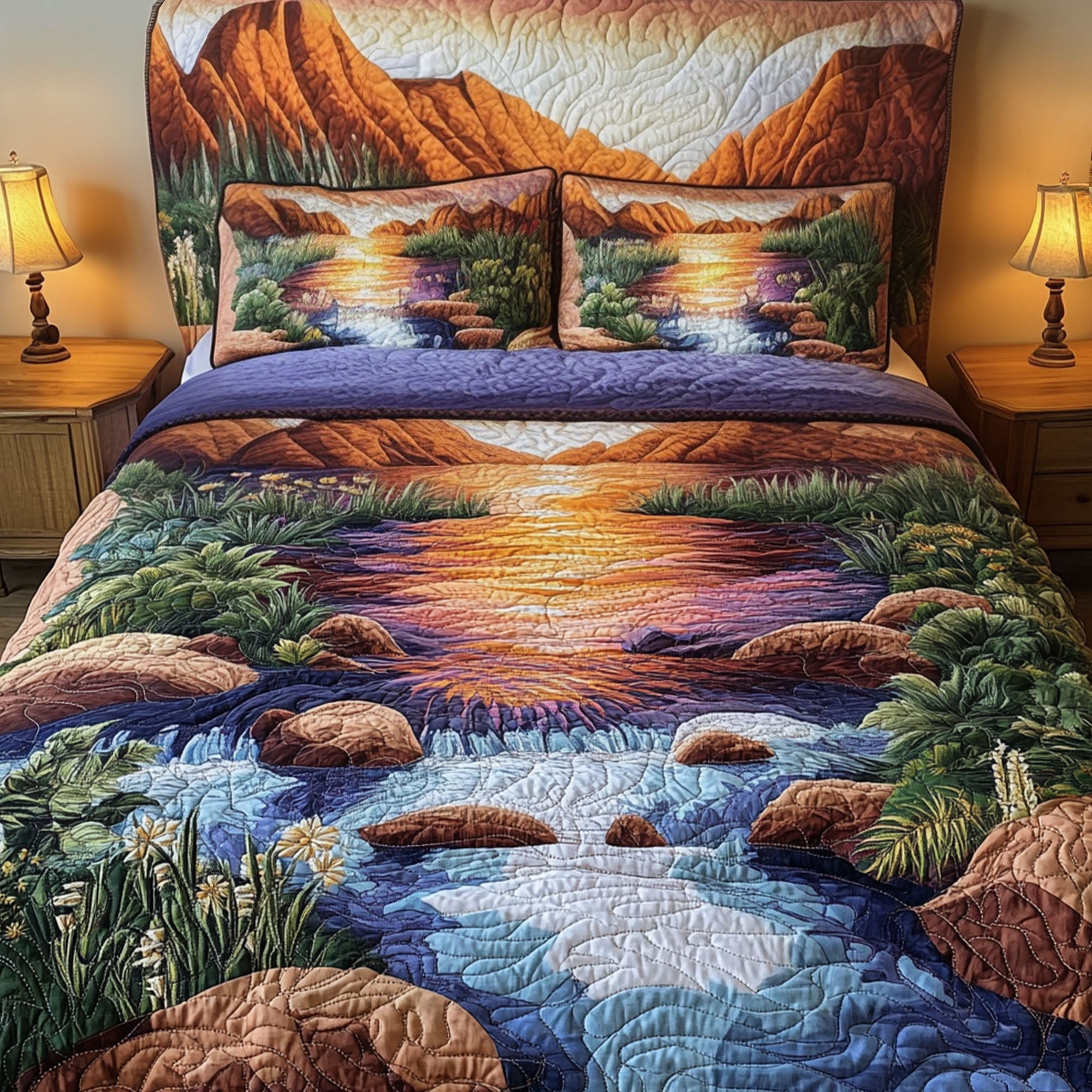 Yosemite Dreams Quilted Bedding Set Duvet Cover Bedspread Christmas Gifts To Give Grandparents Yosemite Dreams Quilted Bedding Set Duvet Cover Bedspread Christmas Gifts To Give Grandparents