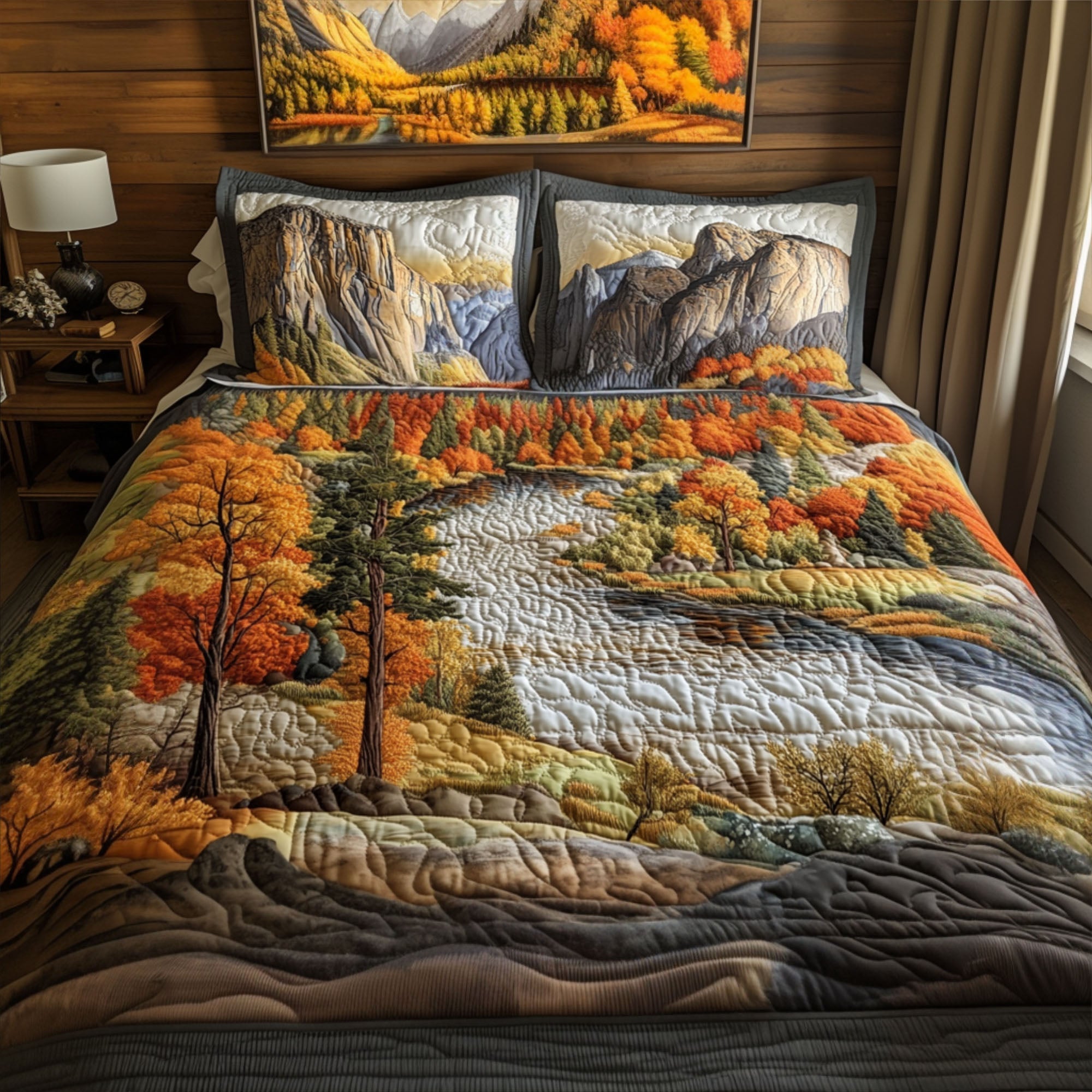 Yosemite Wonders Quilted Bedding Set Duvet Cover Bedspread Cozy Fall Gift Ideas Yosemite Wonders Quilted Bedding Set Duvet Cover Bedspread Cozy Fall Gift Ideas