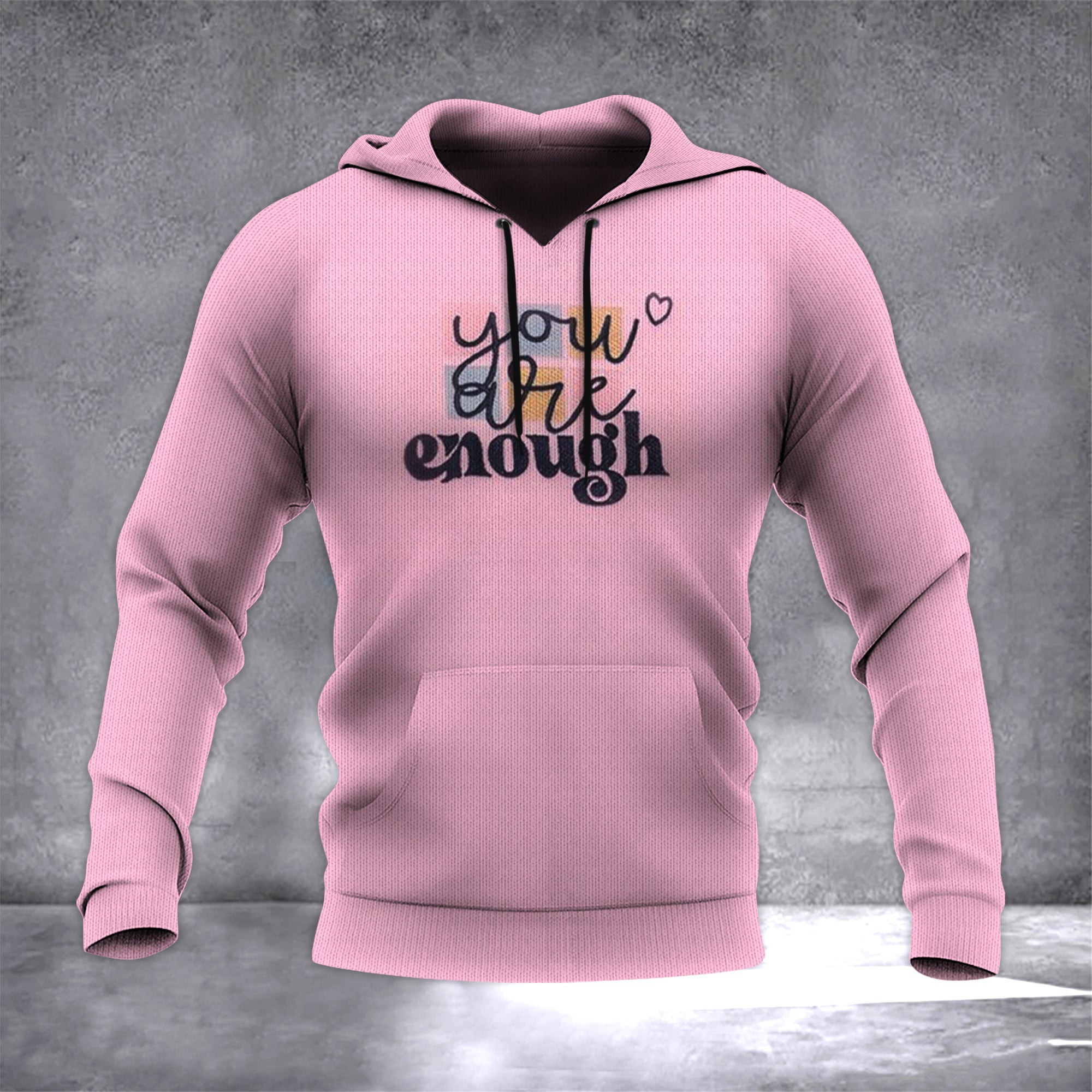 You Are Enough Hoodie Love Awareness Positivity Hoodie Mental Health Clothing Gifts For Her You Are Enough Hoodie Love Awareness Positivity Hoodie Mental Health Clothing Gifts For Her