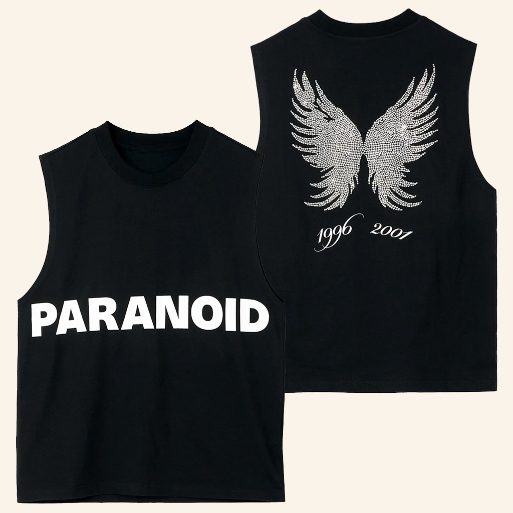 Yung Lean Merch Paranoid Angel Muscle Tank World Affairs Merch Gifts For Boyfriend Yung Lean Merch Paranoid Angel Muscle Tank World Affairs Merch Gifts For Boyfriend