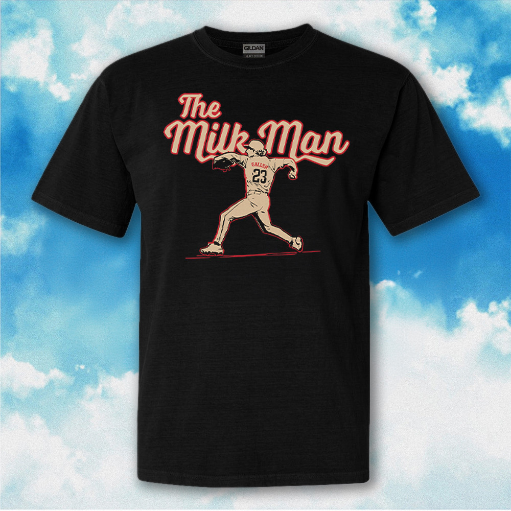 Zac Gallen The Milk Man T-Shirt Gifts For Baseball Fans Zac Gallen The Milk Man T-Shirt Gifts For Baseball Fans