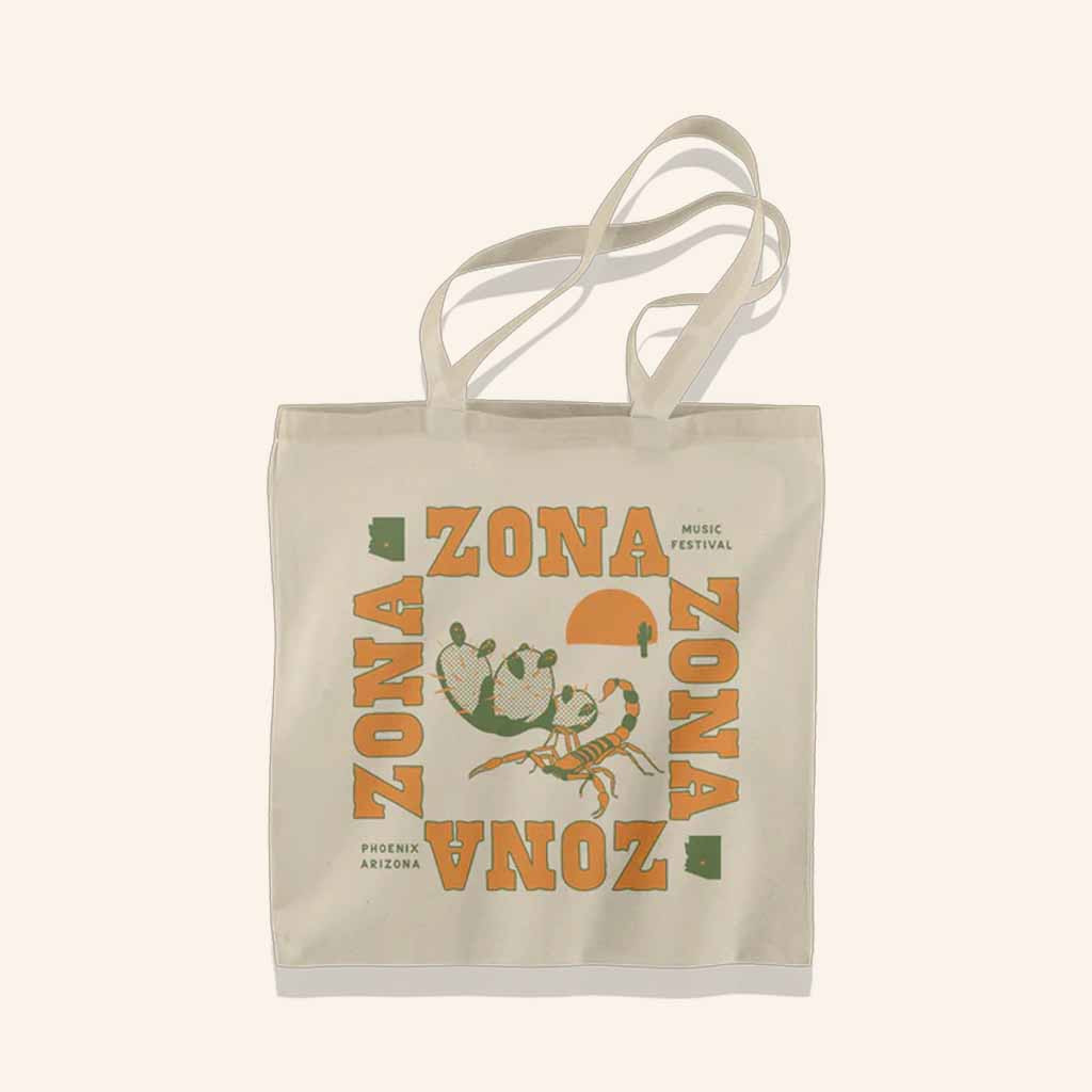 Zona Music Festival Merch Scorpion Tote Bag Unique Birthday Gift For Wife Zona Music Festival Merch Scorpion Tote Bag Unique Birthday Gift For Wife